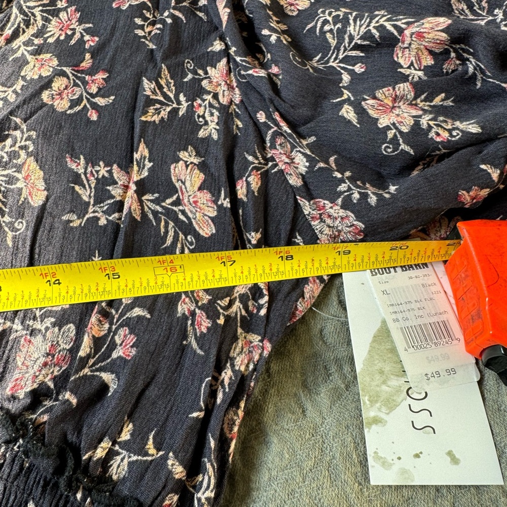 Elegant Floral Long Sleeve Dress - Picture 6 of 6